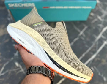 Skechers Slip Ins HyperBurst Pro Medicated Khaki Authentic Original