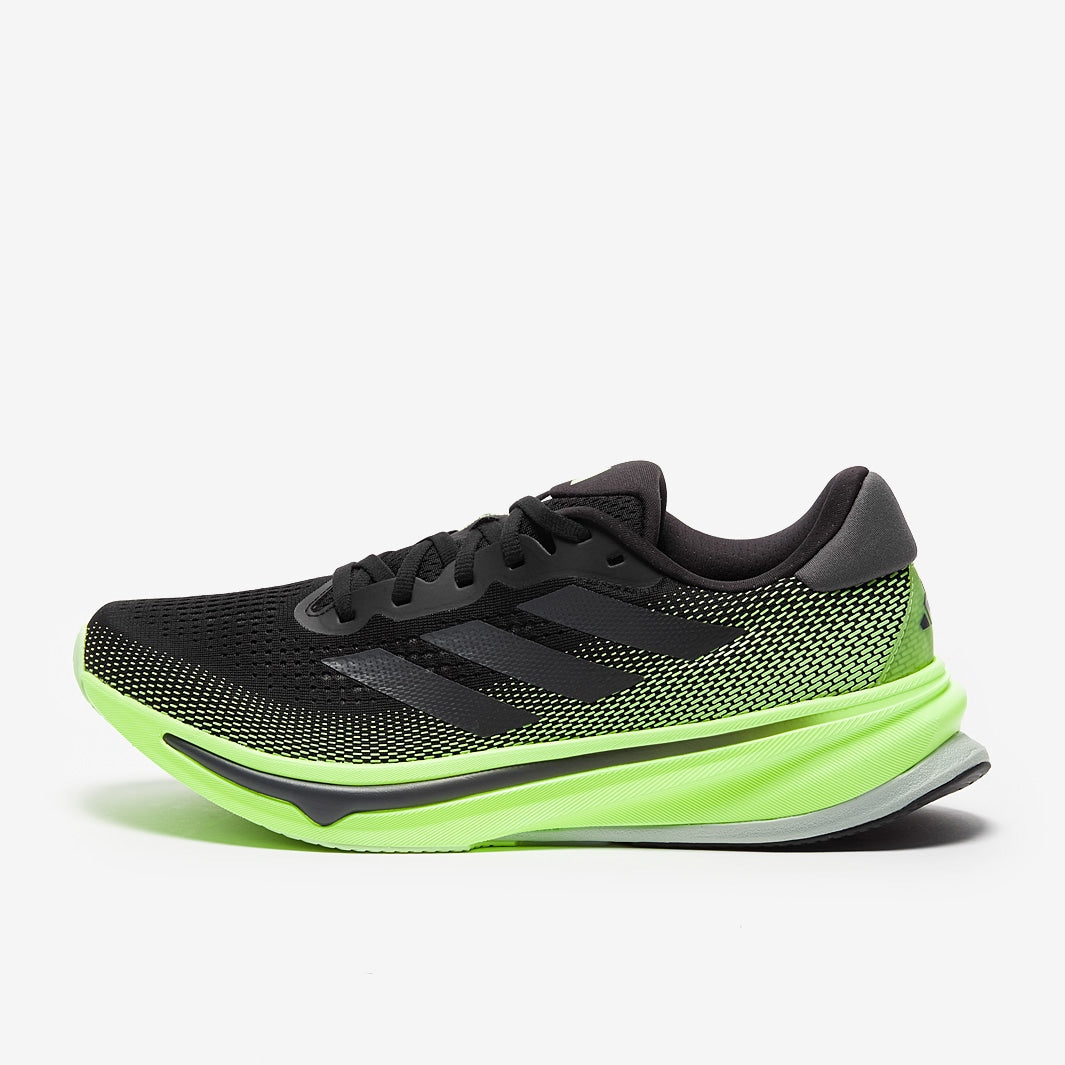 Adidas Supernova Rise Core Black/Grey Five/Green Spark (Authentic Original)