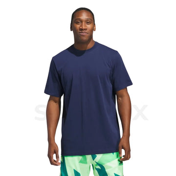 Adidas Made To Ball Graphic Tee T-shirt - Navy Blue