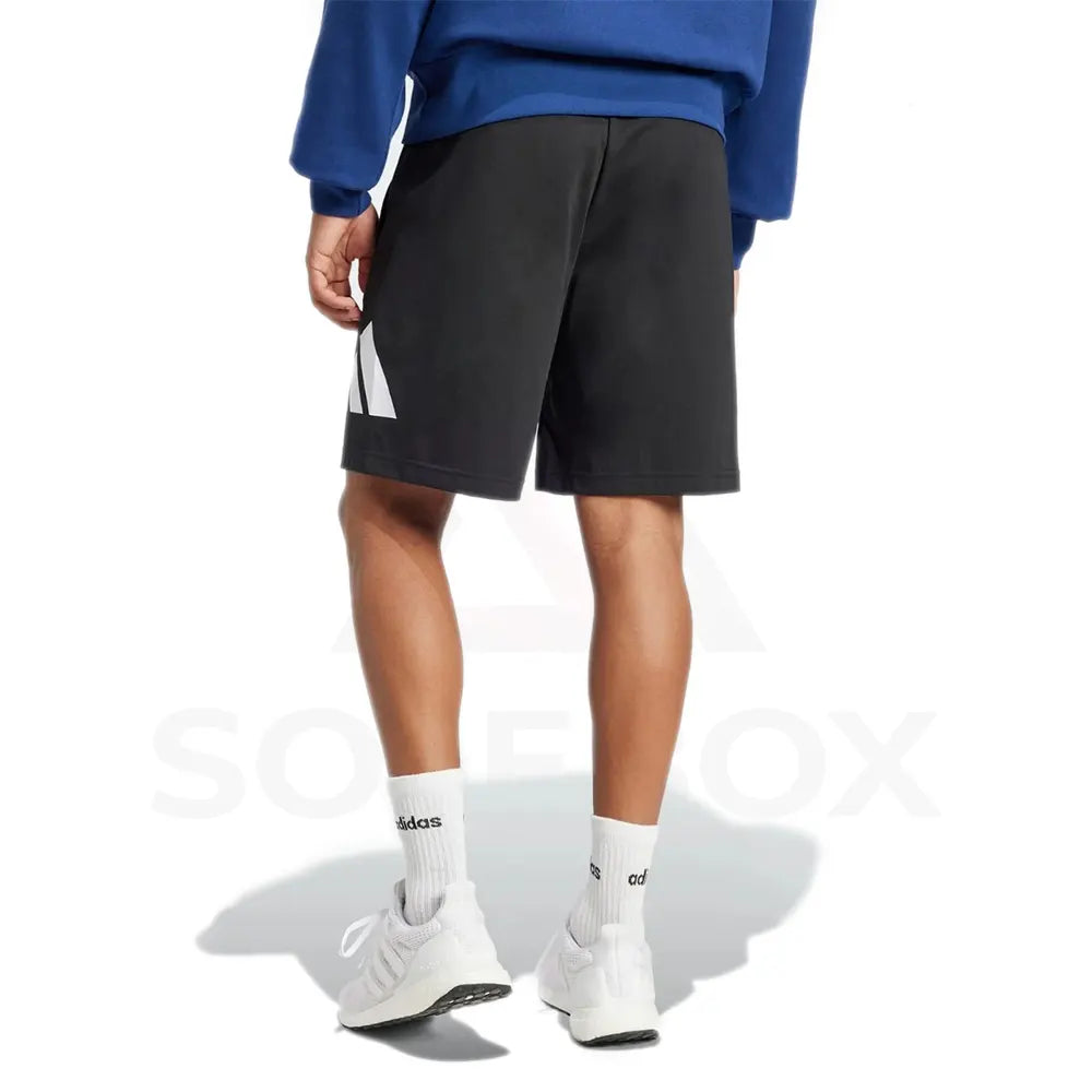 Adidas Essentials Big Logo Single Jersey Shorts - Black