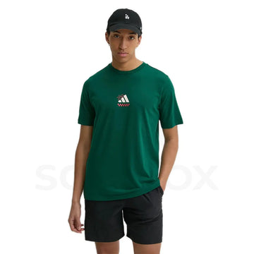 Adidas Lounge Pizza Graphic Tee T-shirt - Green