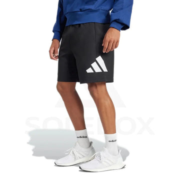 Adidas Essentials Big Logo Single Jersey Shorts - Black
