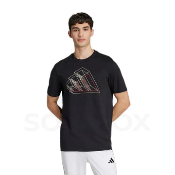 Adidas Tech Outline Graphic Tee T-shirt - Black