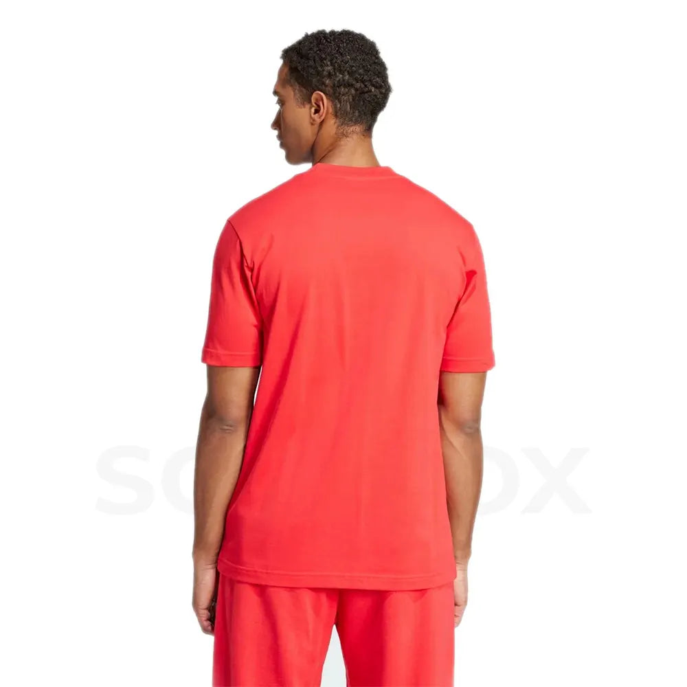 Adidas Essentials Big Logo Tee Men's T-Shirt - Red