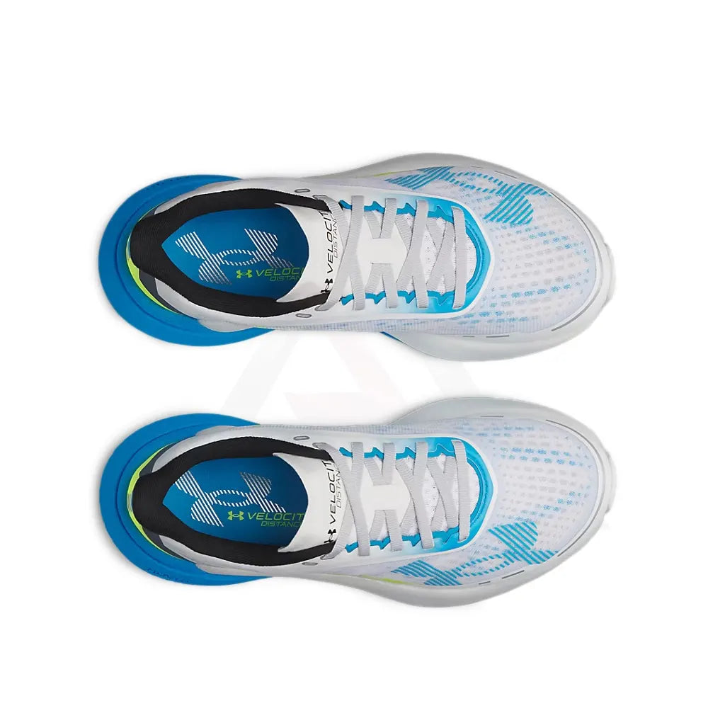 Under Armour Velociti Distance  White & Sky Blue