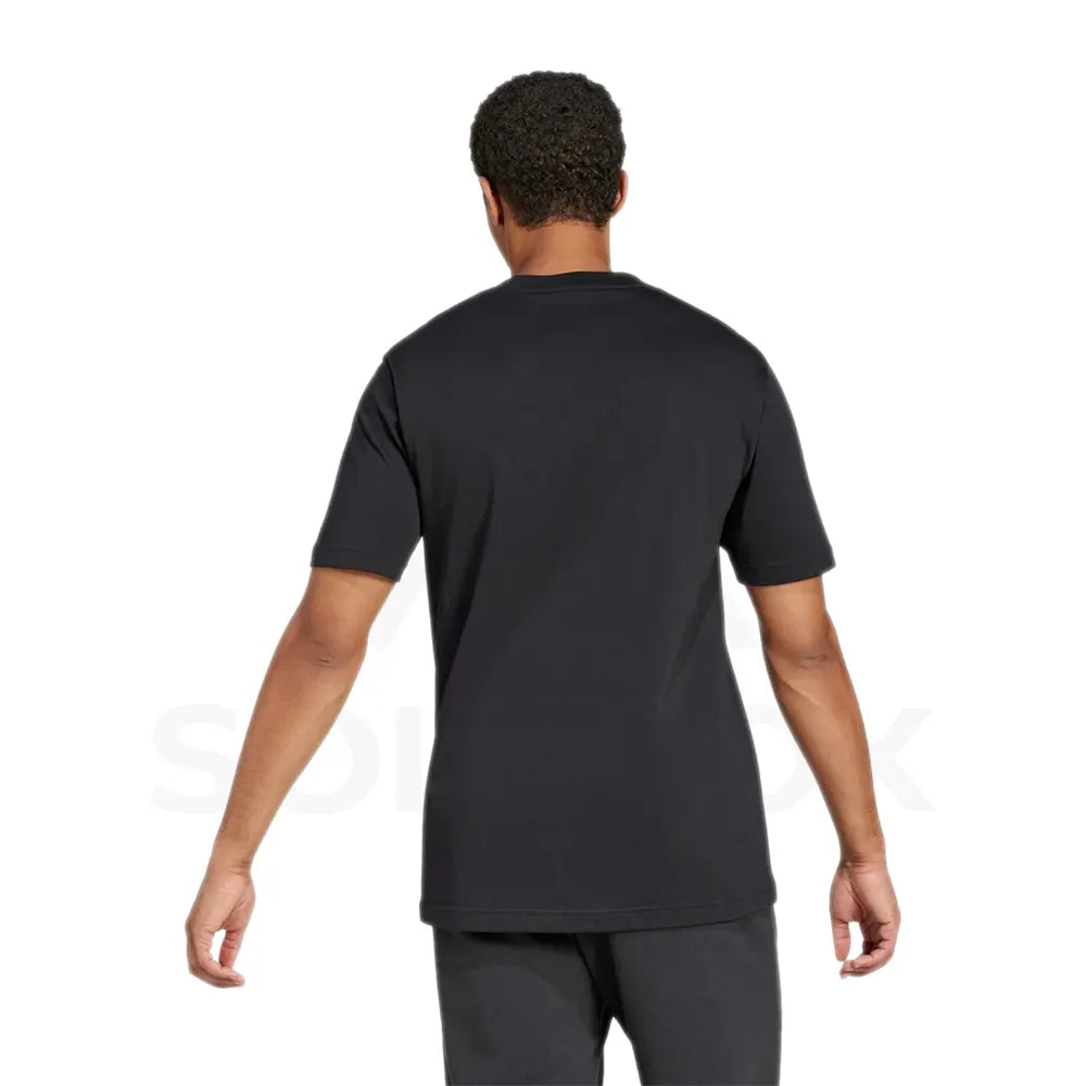 Adidas Essentials Men's Tennis T-Shirt - Black/White