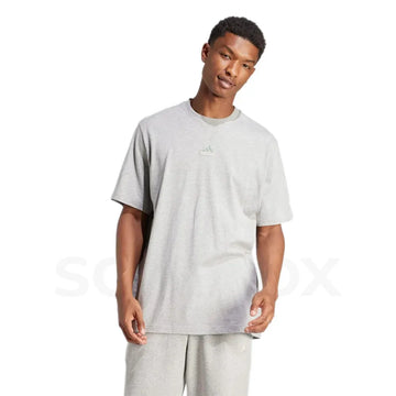 Adidas All Season Embroidery Graphic Tee T-shirt - Gray