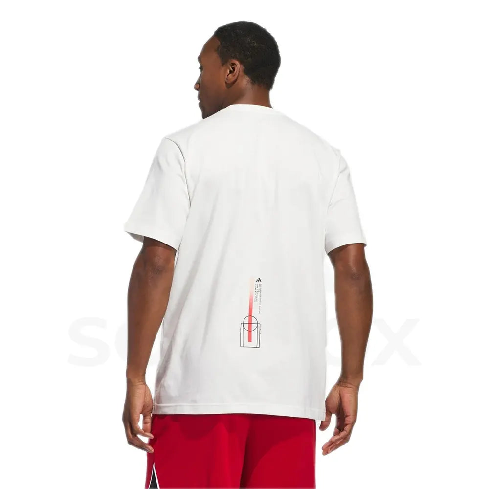 Adidas Made To Ball Graphic Tee T-shirt - Cloud White