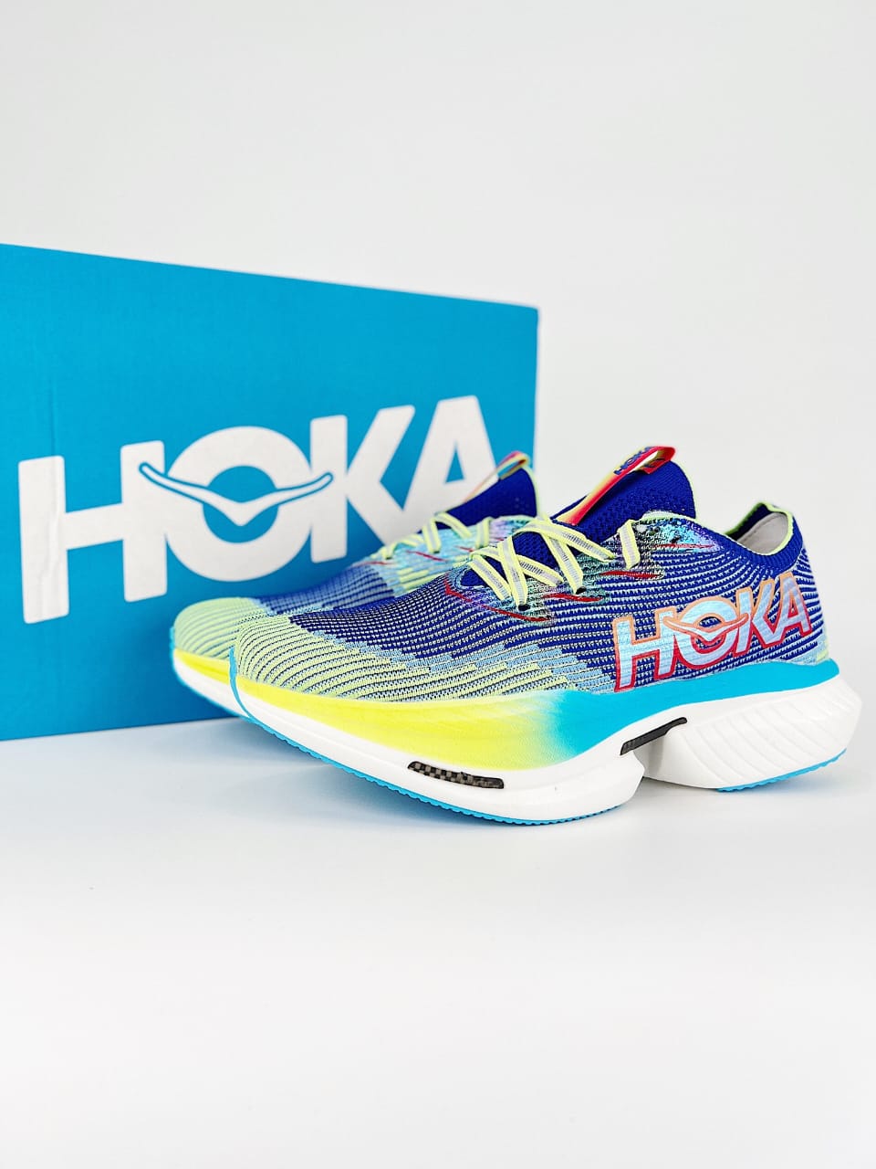 Hoka Celio X1 Evening Sky/Lettuce Authentic Original