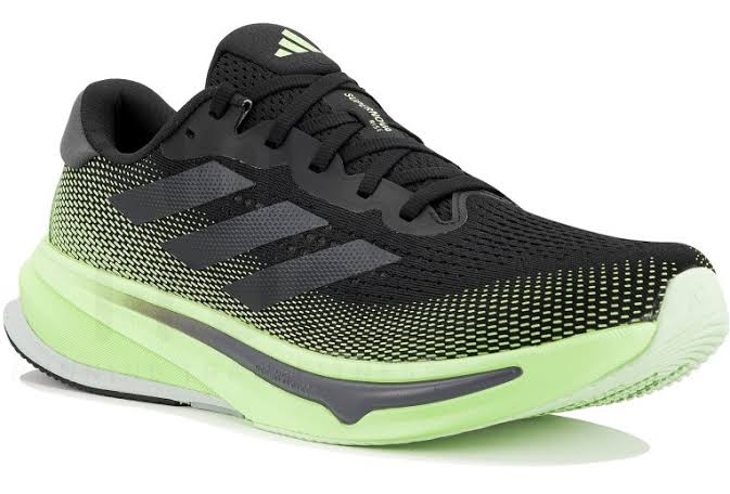 Adidas Supernova Rise Core Black/Grey Five/Green Spark (Authentic Original)